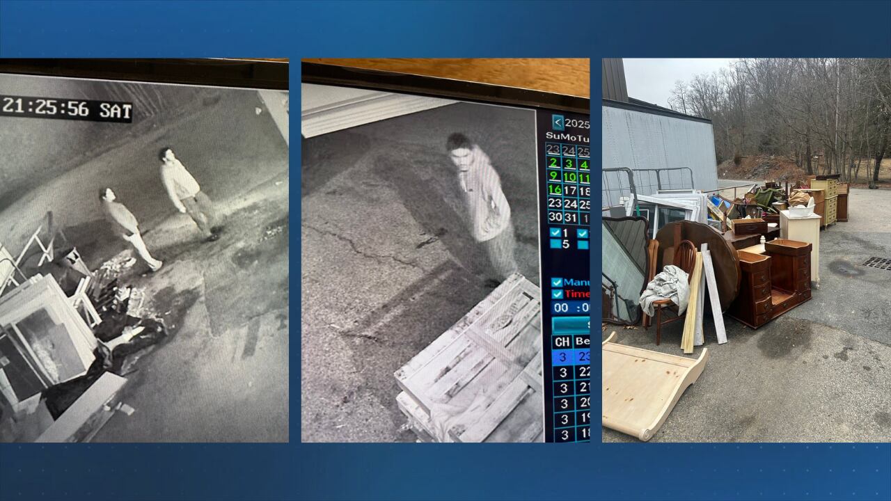 Attleboro police seek help identifying people who dumped household items at Habitat for Humanity